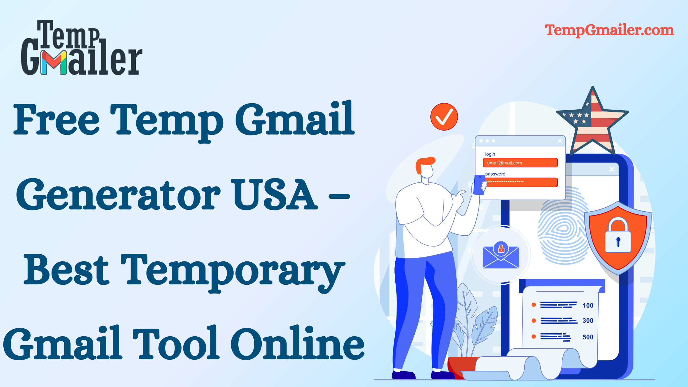Free Temp Gmail Generator USA – Top Temporary Gmail Tool